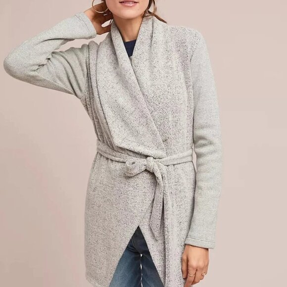 Anthropologie Dolan Northfield Fleece Jacket Grey M - Picture 1 of 6